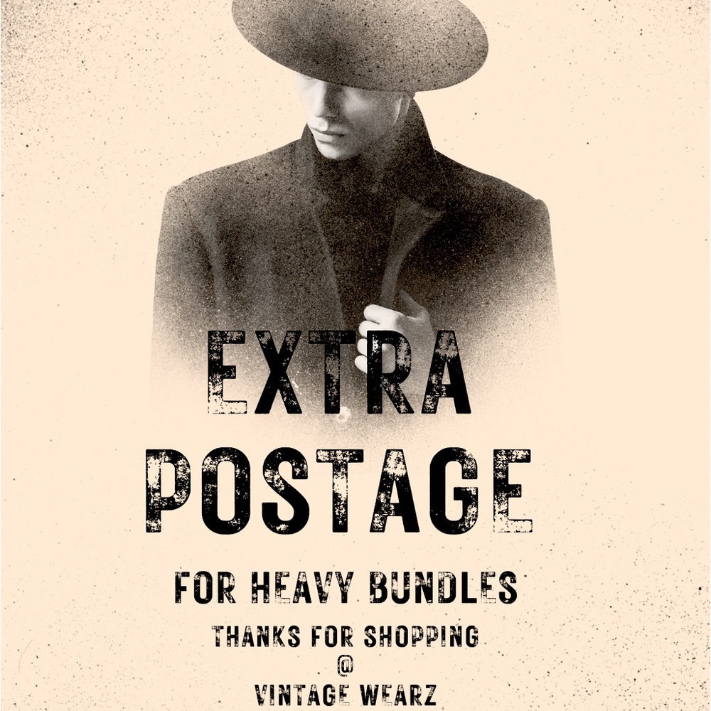 Extra Postage Label for Heavy Items and Bundles